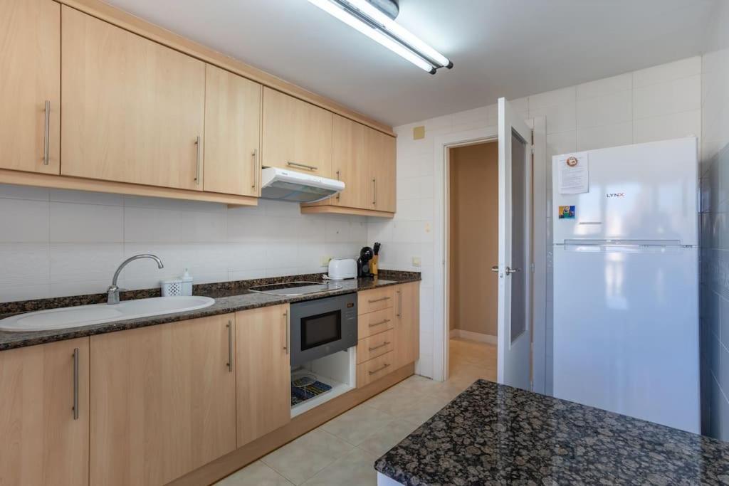 Apto. Brisa Marina Piscina+Parking A 5' Del Arenal Platja de Larenal ภายนอก รูปภาพ