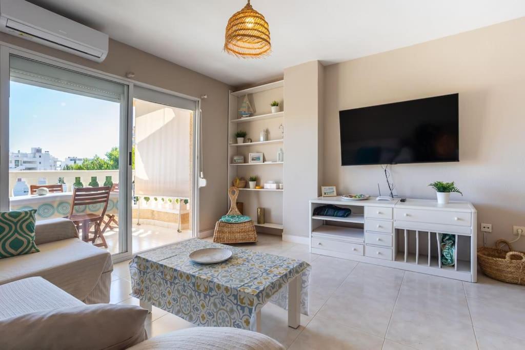 Apto. Brisa Marina Piscina+Parking A 5' Del Arenal Platja de Larenal ภายนอก รูปภาพ
